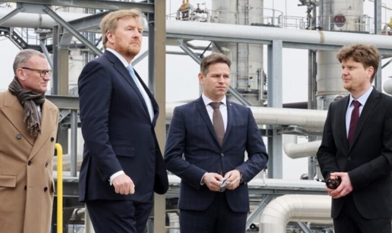 Koning spreekt Zeeuwse partners over waterstof